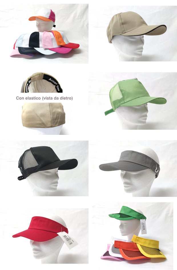 46940 - Stock of customizable hats with visor Europe