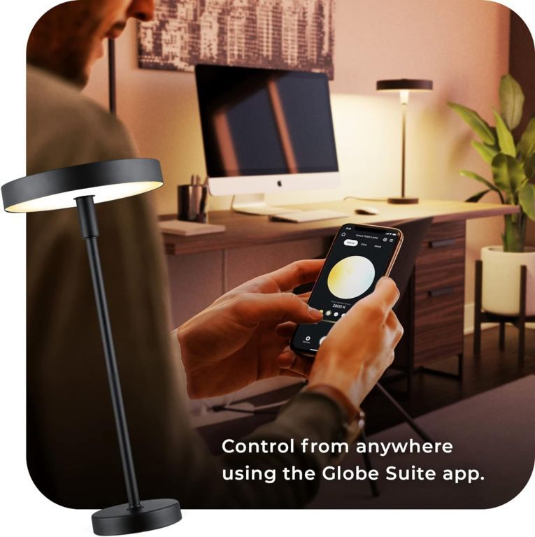 53717 - Globe Electric 67240 Wi-Fi Smart Table Lamp USA